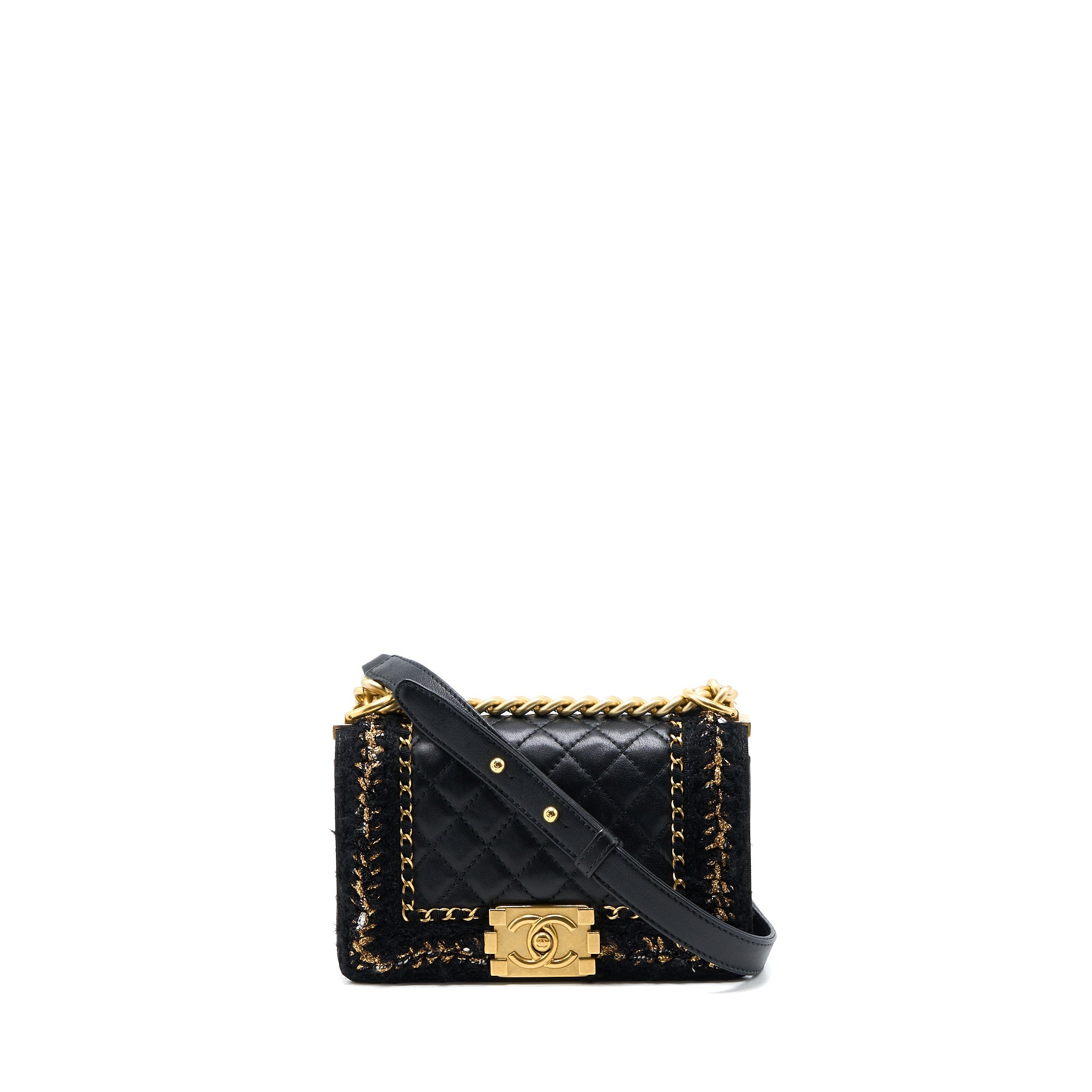 chanel-small-jacket-boy-bag-lambskin-tweed-black-ghw