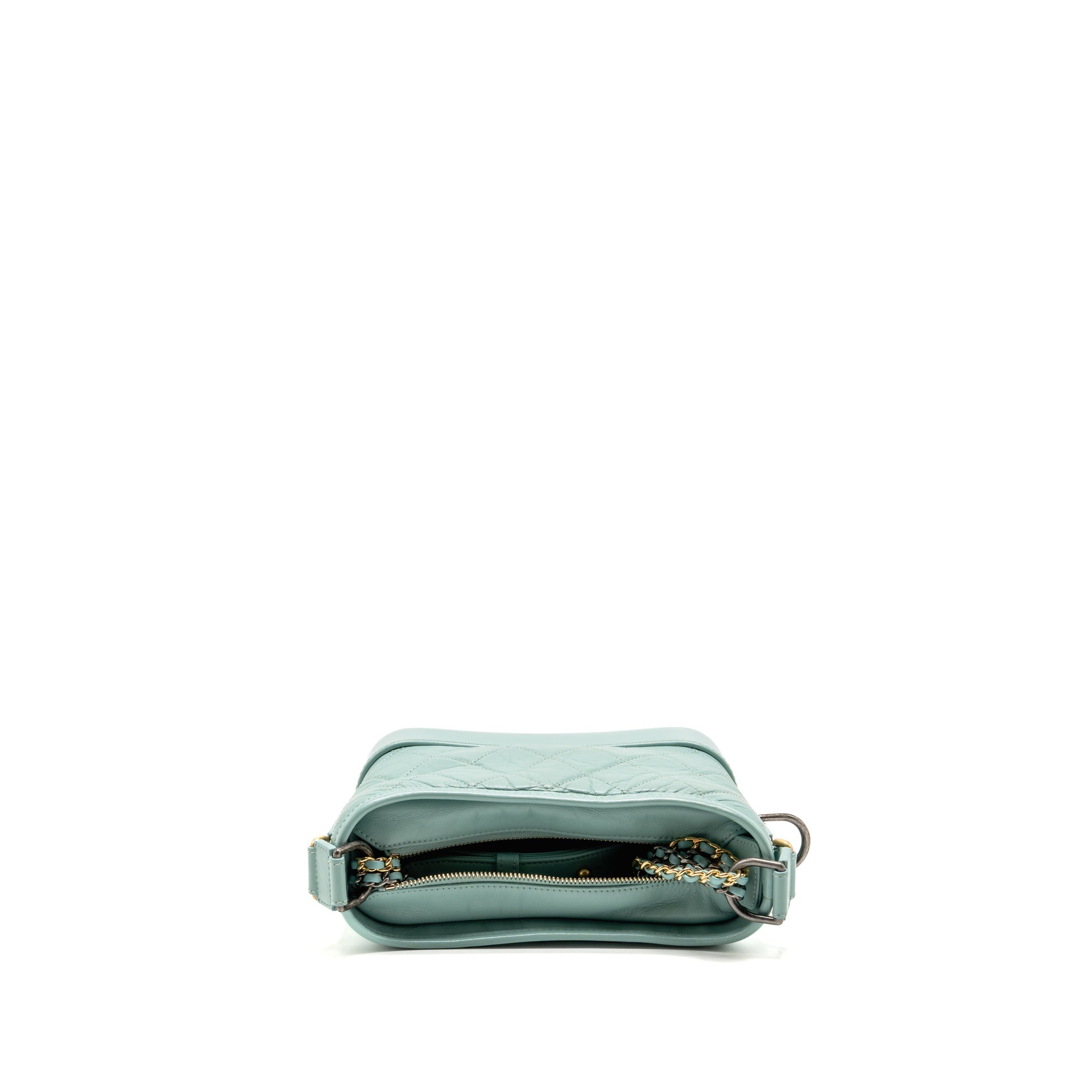 chanel-small-gabrielle-hobo-bag-calfskin-green-multicolour-hardware