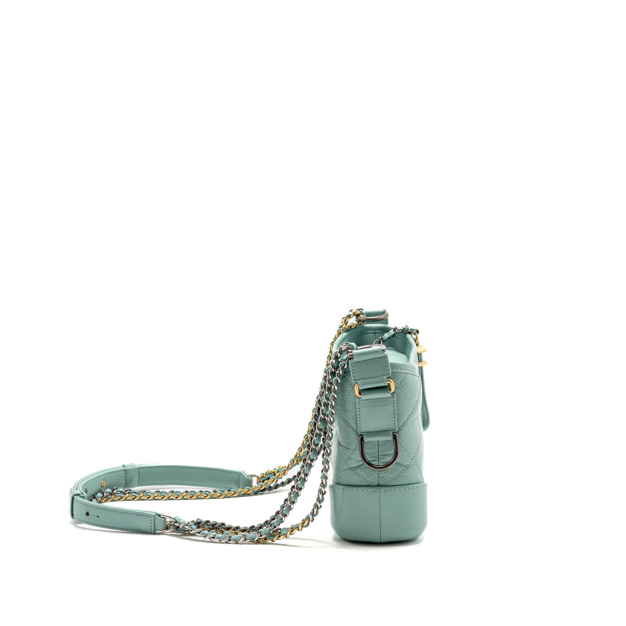 chanel-small-gabrielle-hobo-bag-calfskin-green-multicolour-hardware