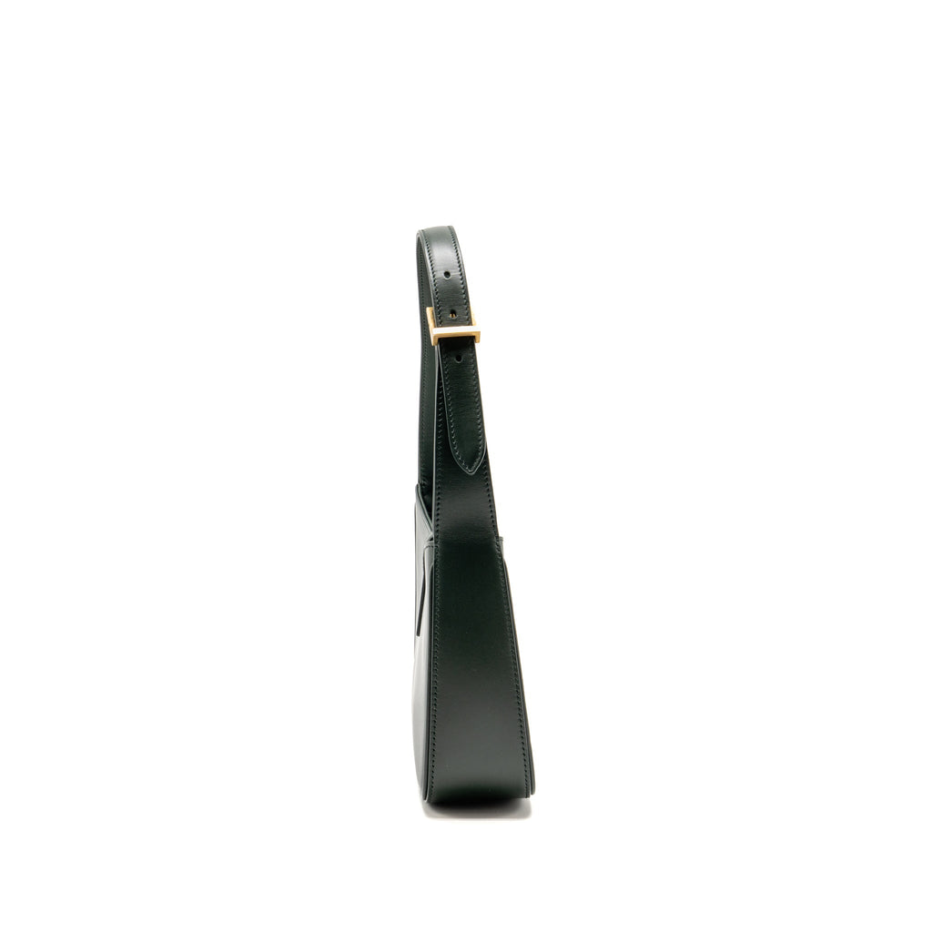 saint-laurent-ysl-le-5-a-7-smooth-leather-dark-green-ghw