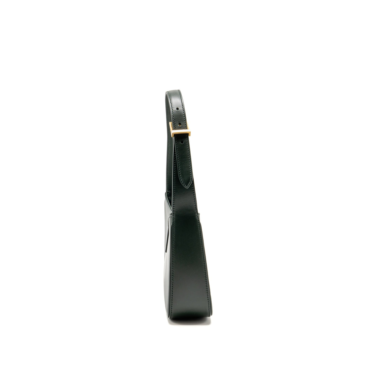 saint-laurent-ysl-le-5-a-7-smooth-leather-dark-green-ghw