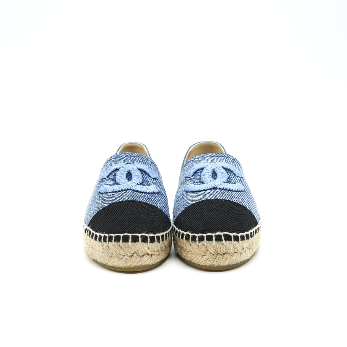 chanel-espadrilles-38-in-denim-and-black