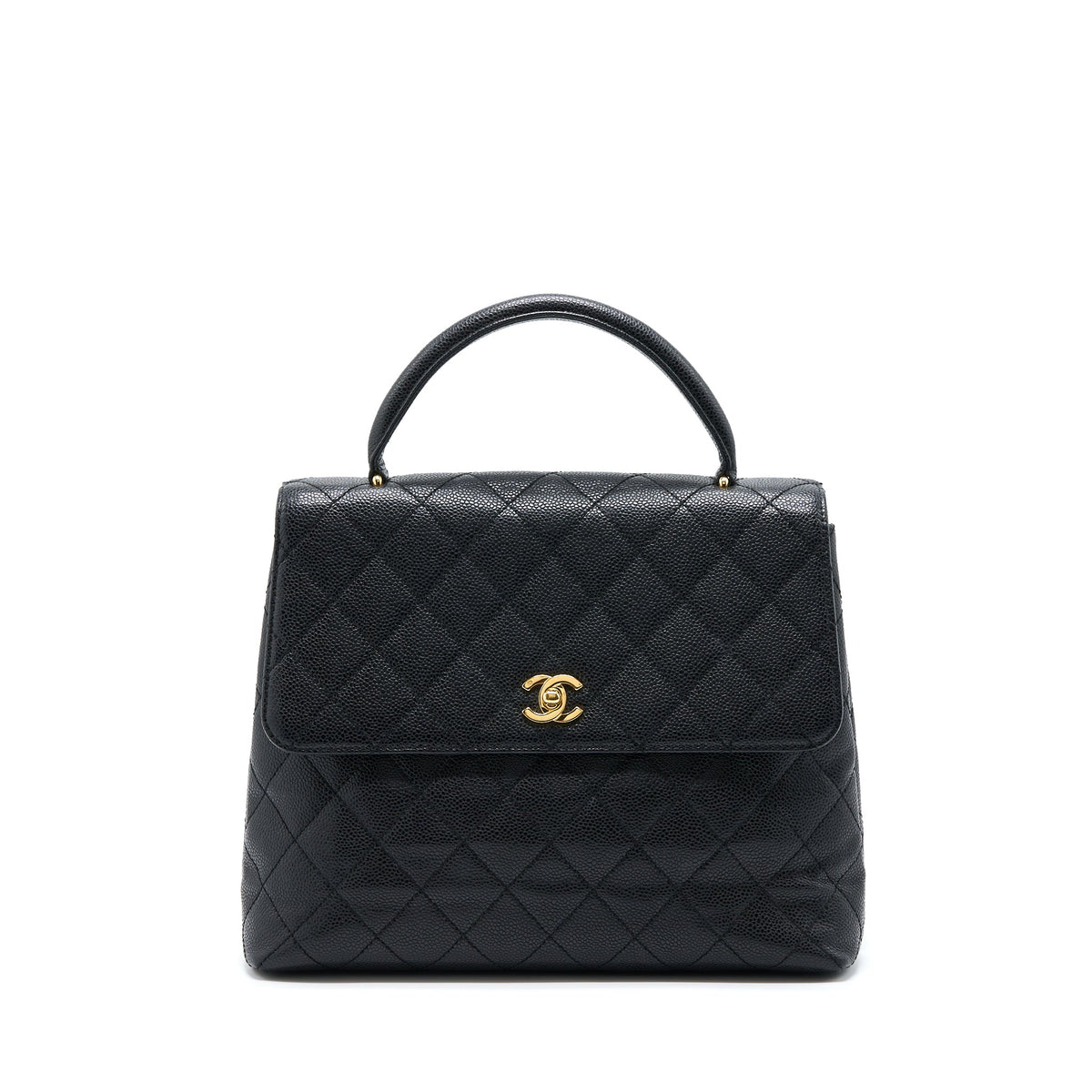 chanel-vintage-top-handle-flap-bag-caviar-black-ghw
