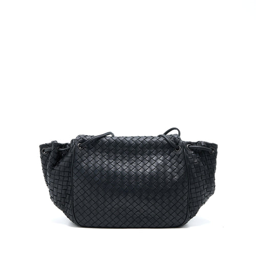 bottega-veneta-intrecciato-flap-bag-black
