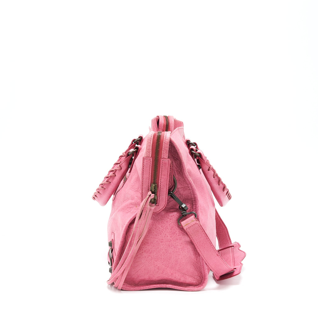 balenciaga-classic-city-bag-pink-ruthenium-hardware