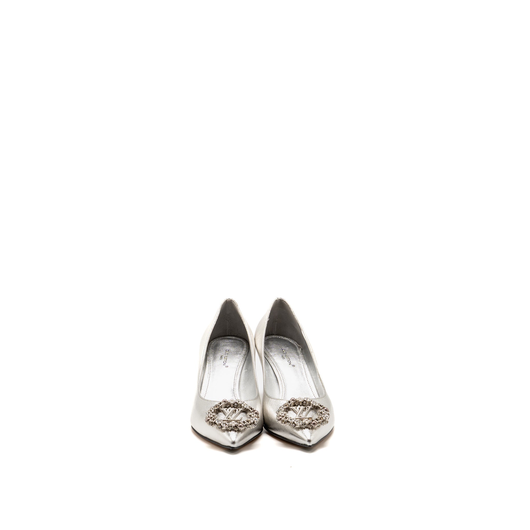 louis-vuitton-size-34-5-met-pump-metallic-calfskin-silver