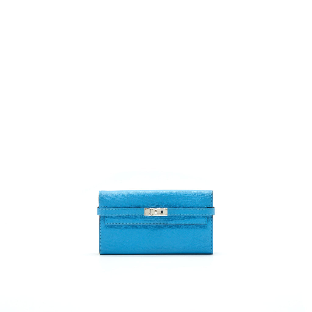 hermes-kelly-long-wallet-blue-shw