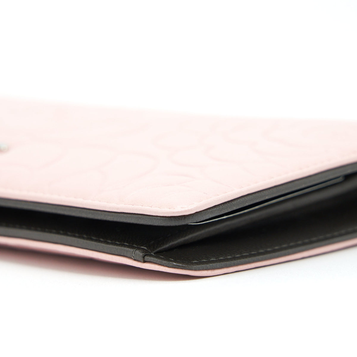 chanel-camellia-bag-long-wallet-lambskin-light-pink-dark-brown-with-shw