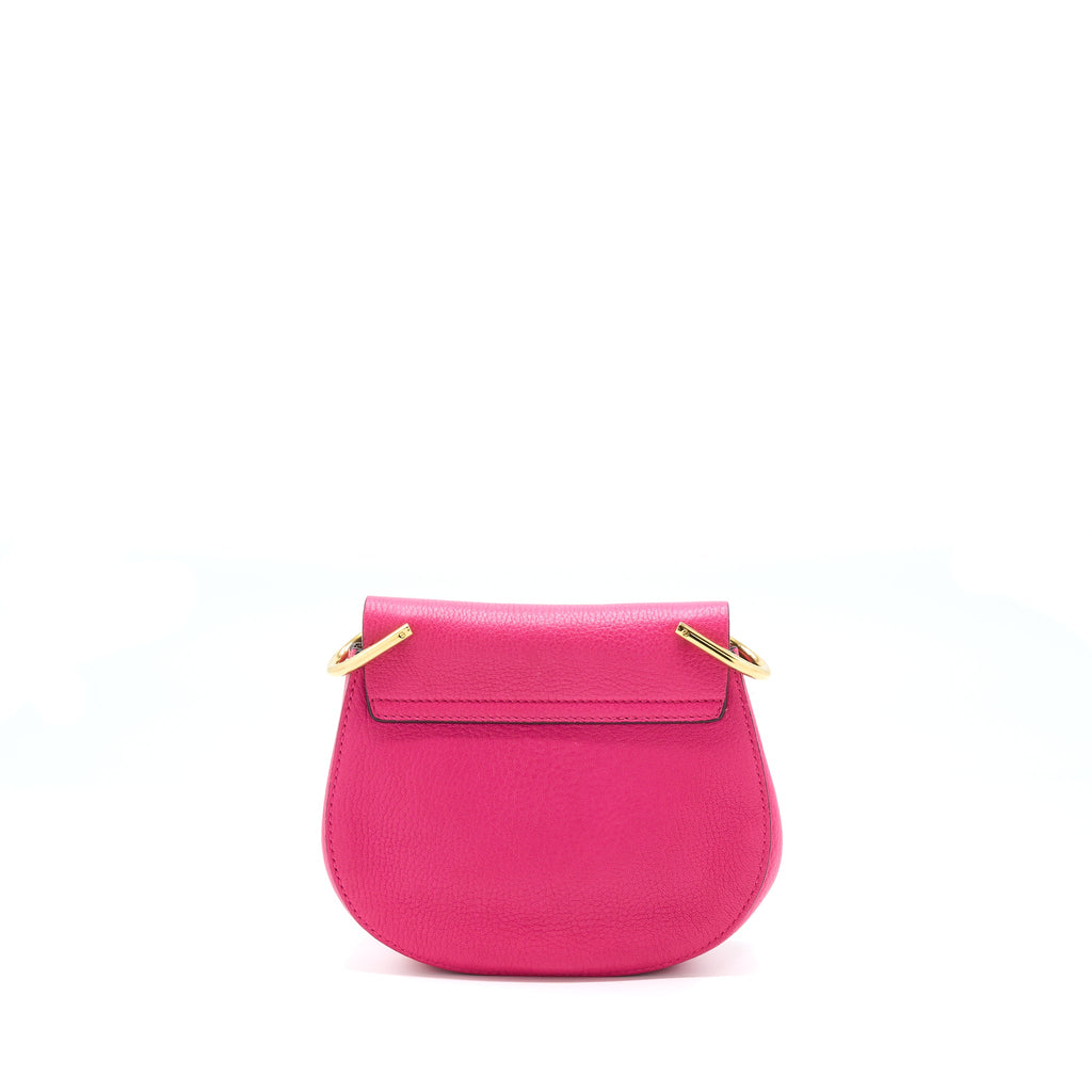 chloe-drew-shoulder-bag-grained-calfskin-pink-ghw