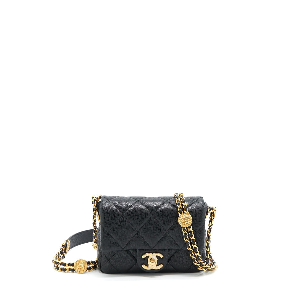 chanel-22a-small-flap-bag-caviar-black-brushed-ghw-microchip