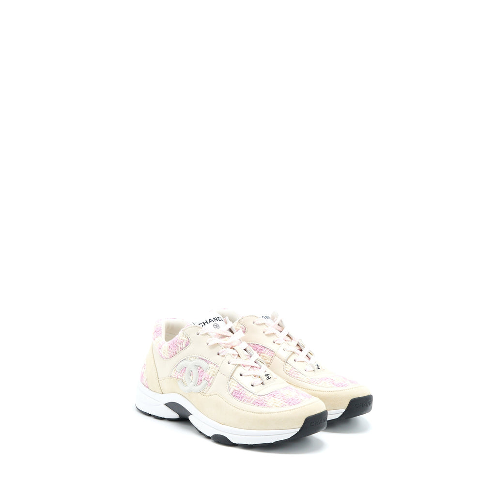 chanel-size-37-5-trainers-tweed-suede-calfskin-multicolour