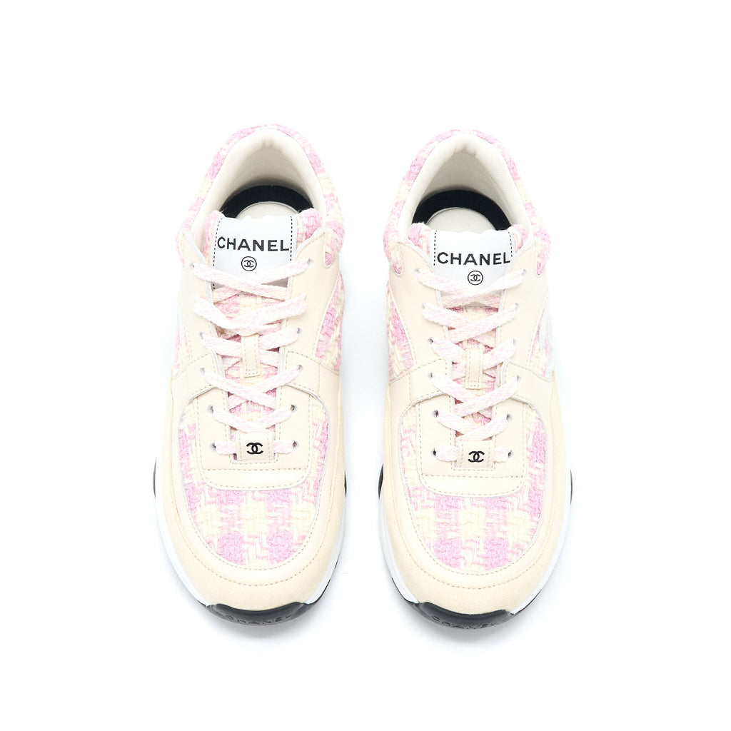 chanel-size-37-5-trainers-tweed-suede-calfskin-multicolour
