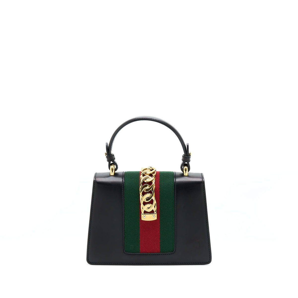 gucci-mini-top-handle-sylvie-bag-black-ghw