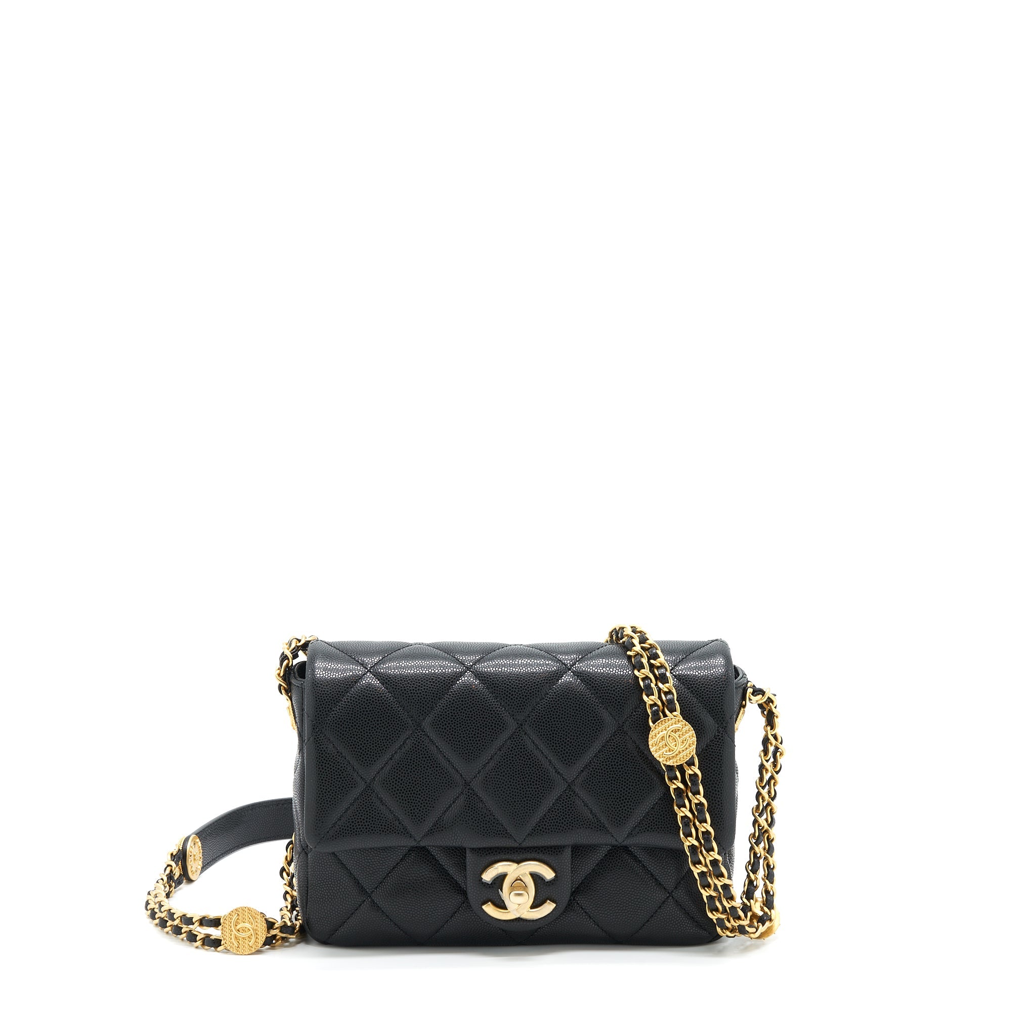 chanel-22a-small-flap-bag-with-button-on-chains-caviar-black-brushed-ghw