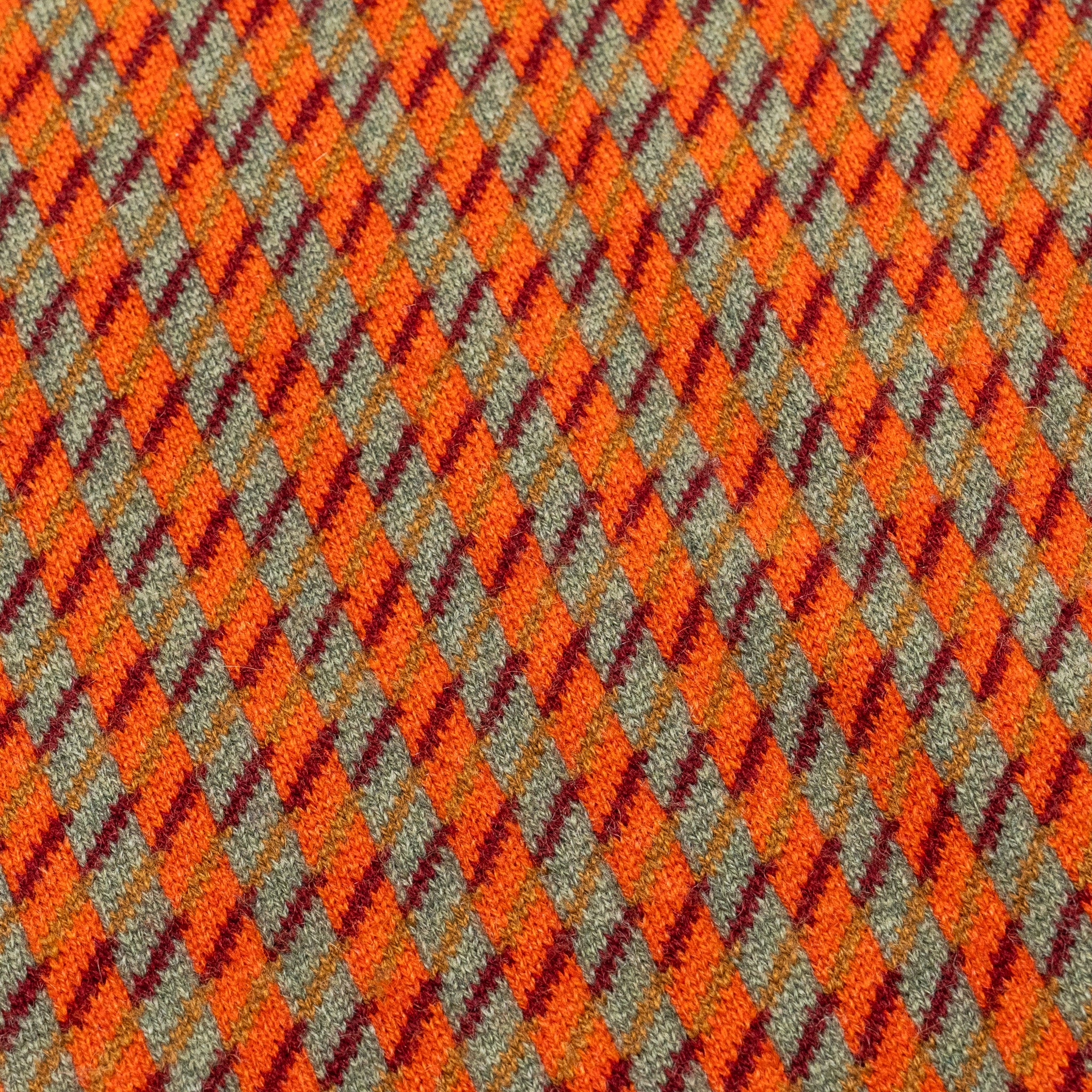 hermes-size-38-jacquard-knit-dress-with-neck-warmer-knit-belt-cashmere-orange-brule