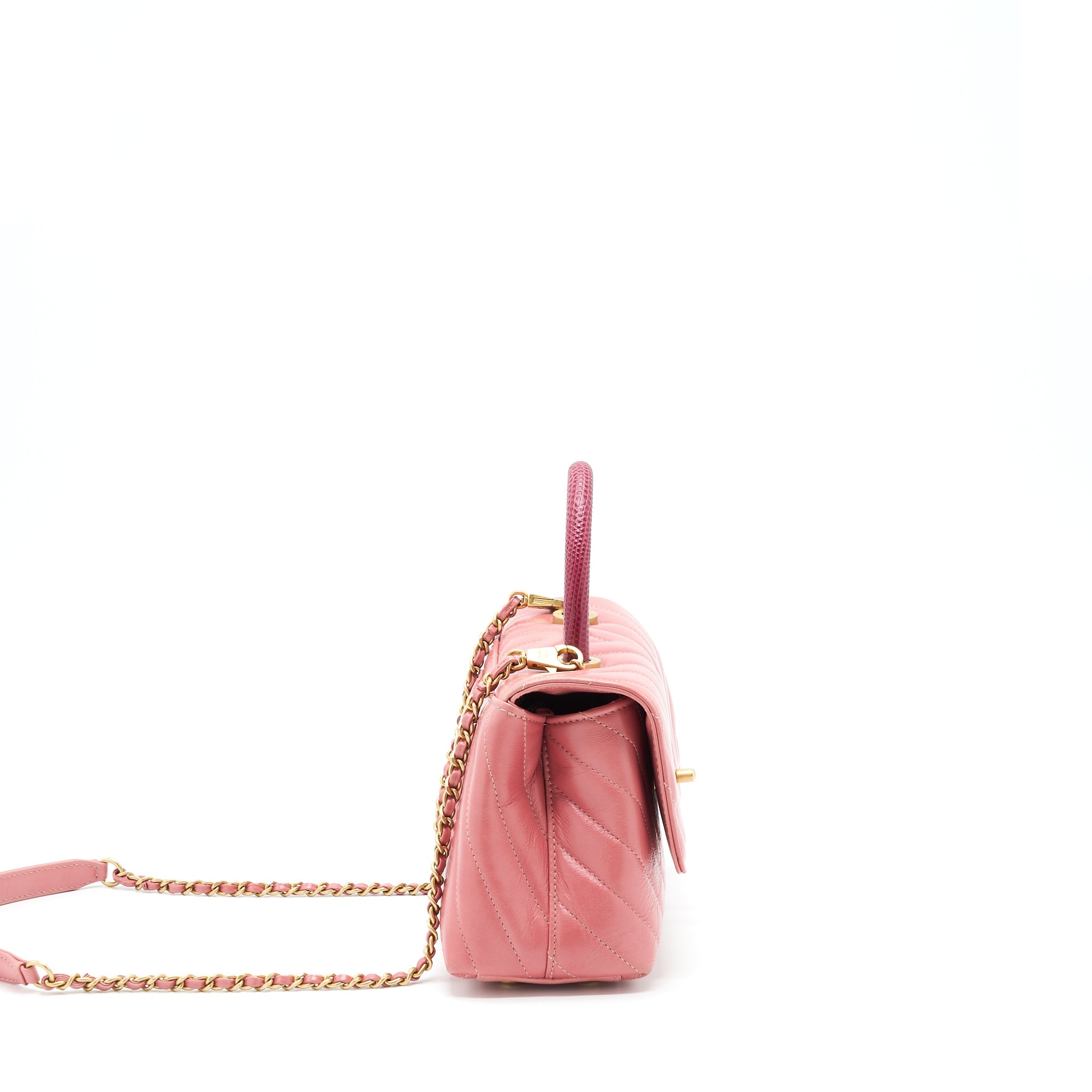 chanel-small-coco-handle-chevron-calfskin-with-lizard-handle-pink-ghw-1