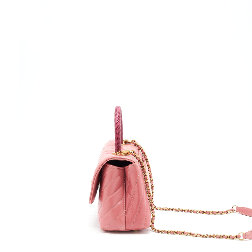 chanel-small-coco-handle-chevron-calfskin-with-lizard-handle-pink-ghw-1