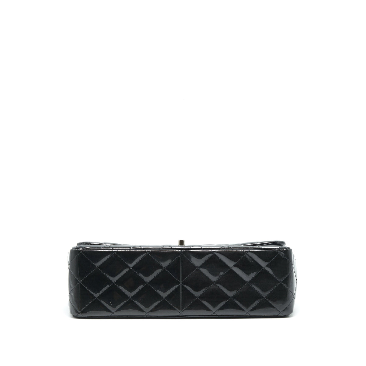 chanel-classic-flap-bag-jumbo-patent-black-shw