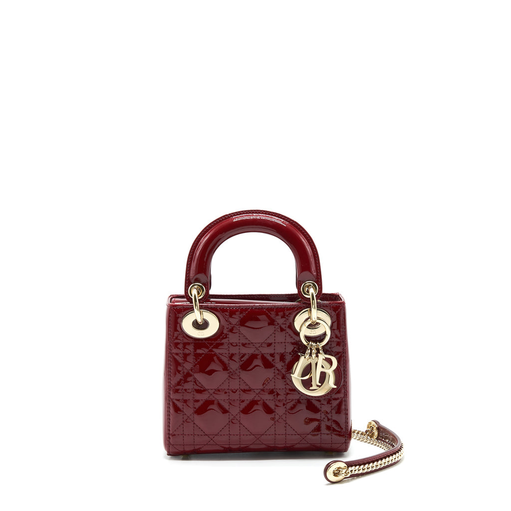 dior-lady-dior-mini-patent-red-lghw