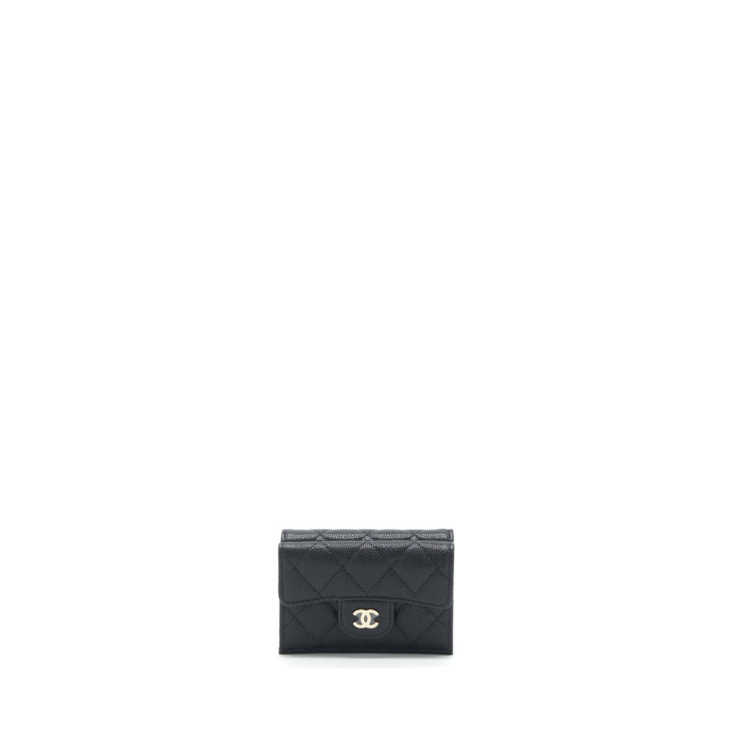 chanel-small-compact-wallet-caviar-black-lghw