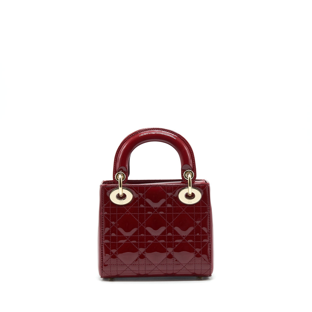 dior-lady-dior-mini-patent-red-lghw