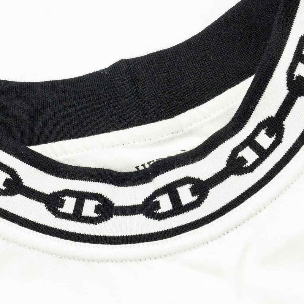 hermes-size-42-robe-detail-chaine-ancre-jersey-dress-cotton-white-black
