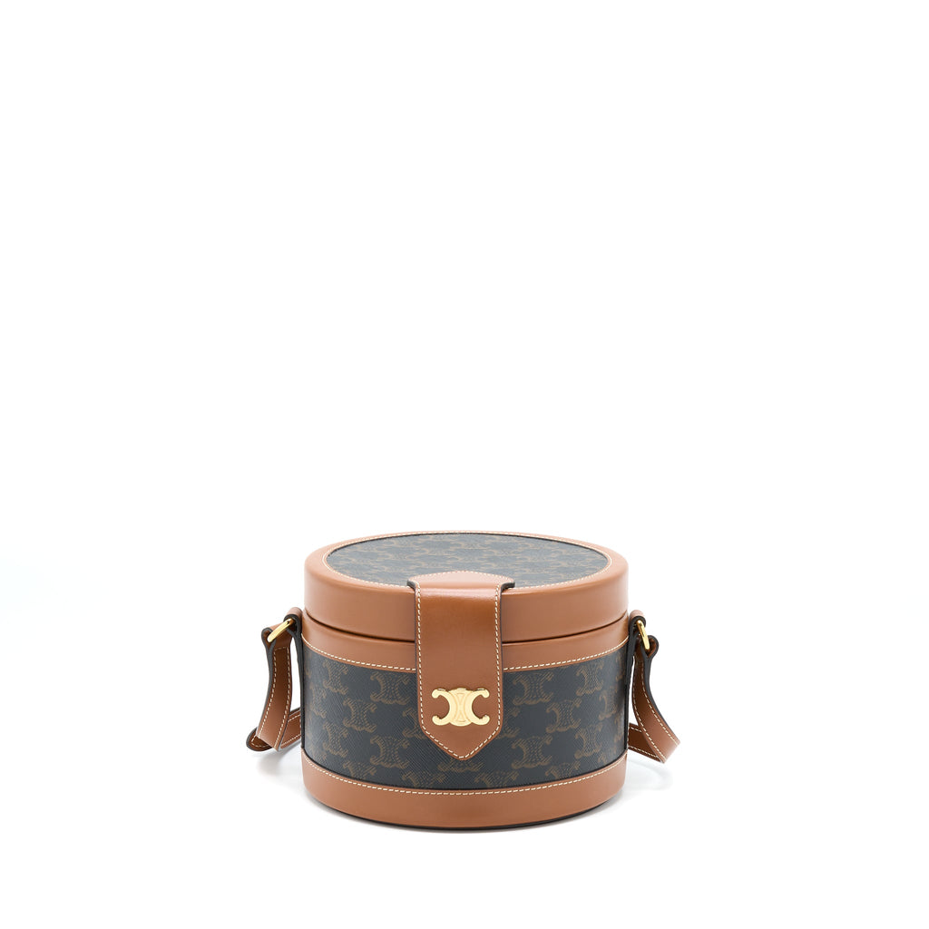 celine-medium-tambour-bag-triomphe-canvas-and-calfskin-tan-ghw
