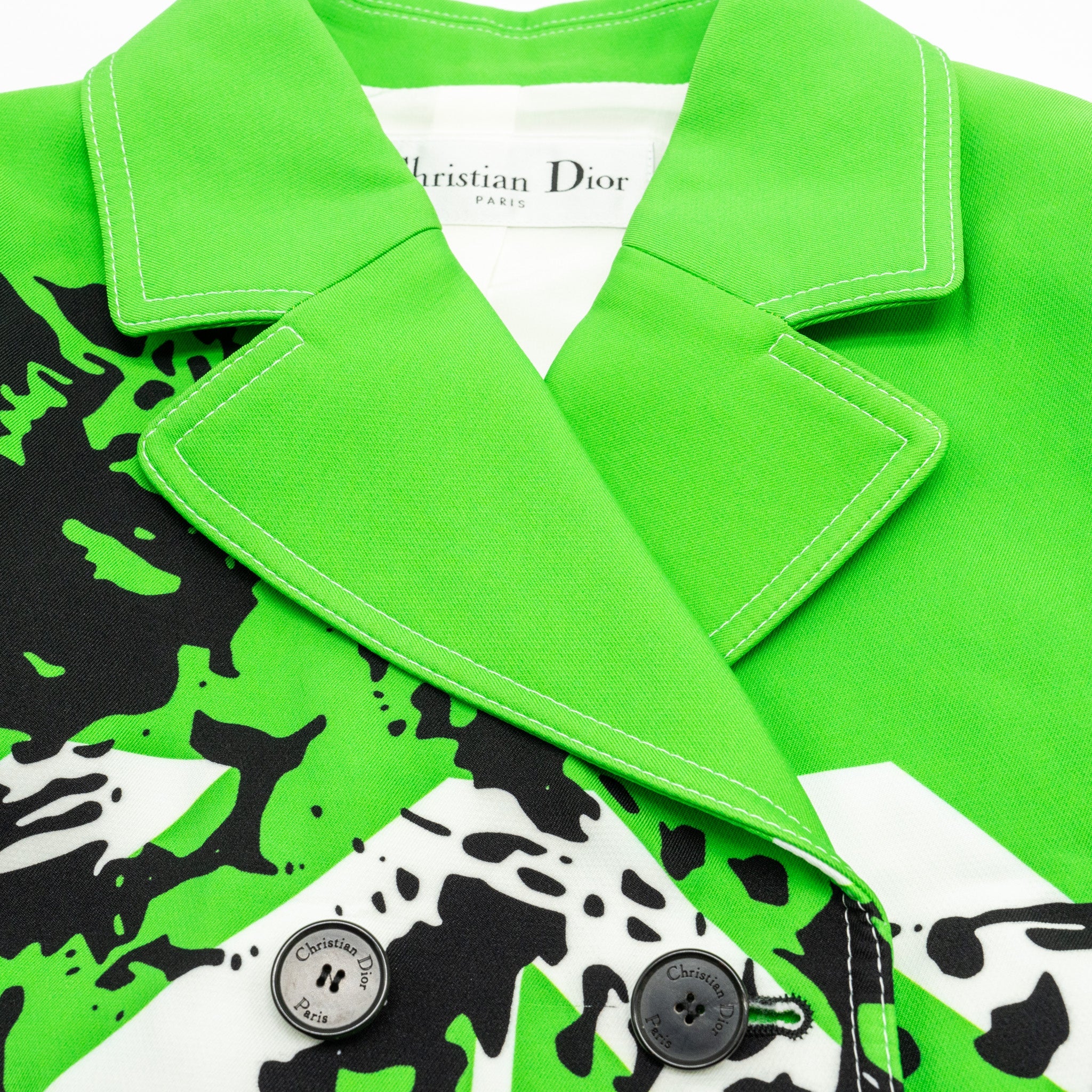 dior-size-34-2022-runway-fantaisie-animalier-cropped-jacket-and-shorts-suit-polyamide-green-multicolour