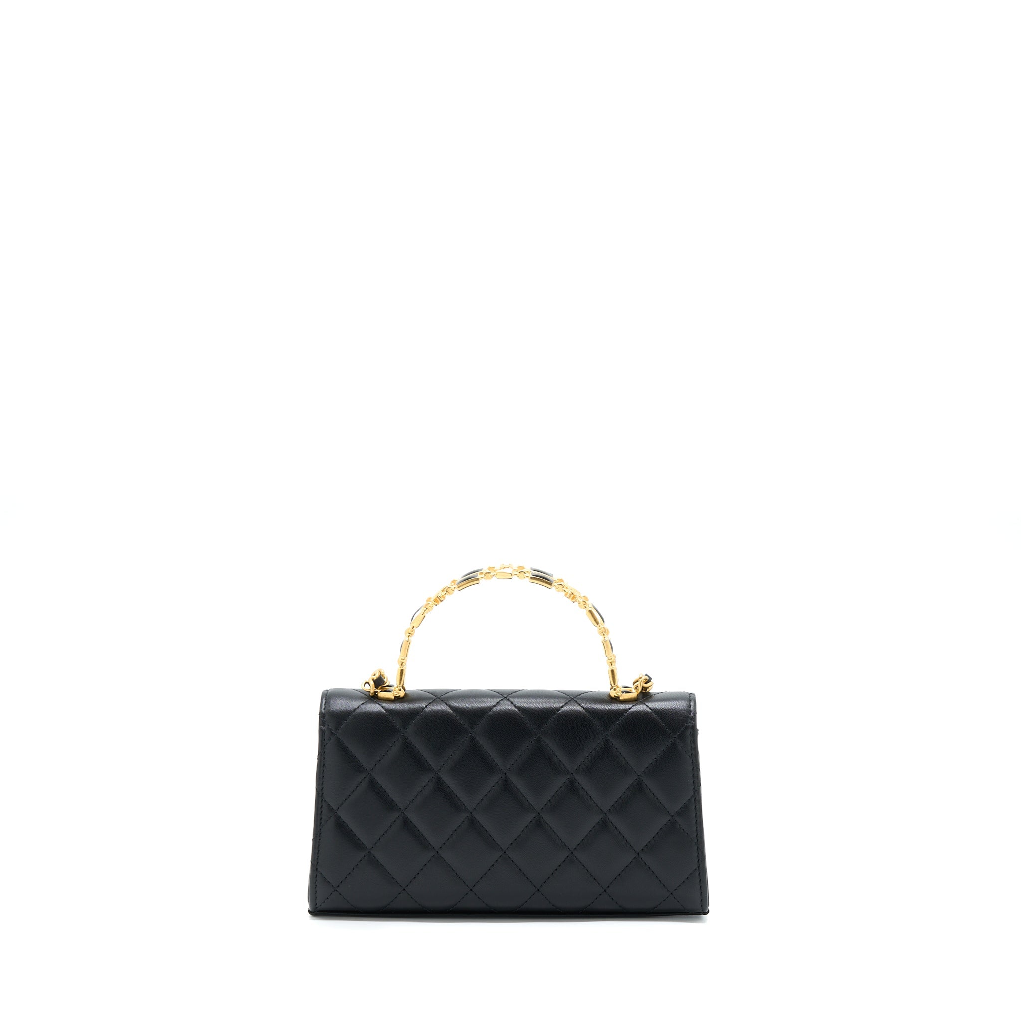 chanel-22b-flap-bag-with-enamel-cc-logo-top-handle-lambskin-black-brushed-ghw-1