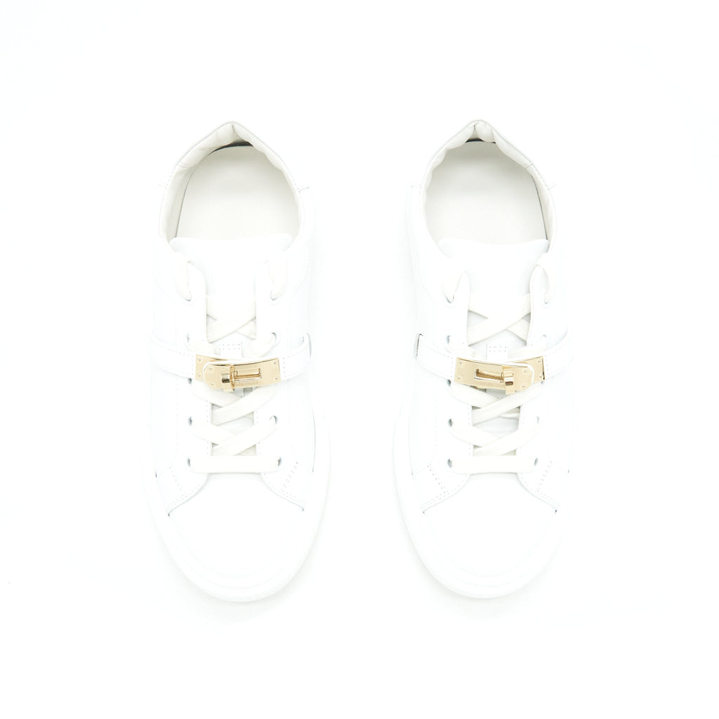 hermes-size36-day-sneaker-calfskin-white-with-gold-plated-kelly-buckle