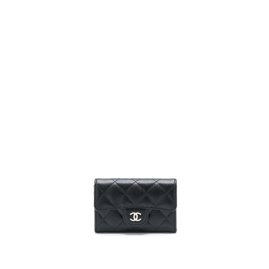 chanel-classic-flap-card-holder-caviar-black-shw-3