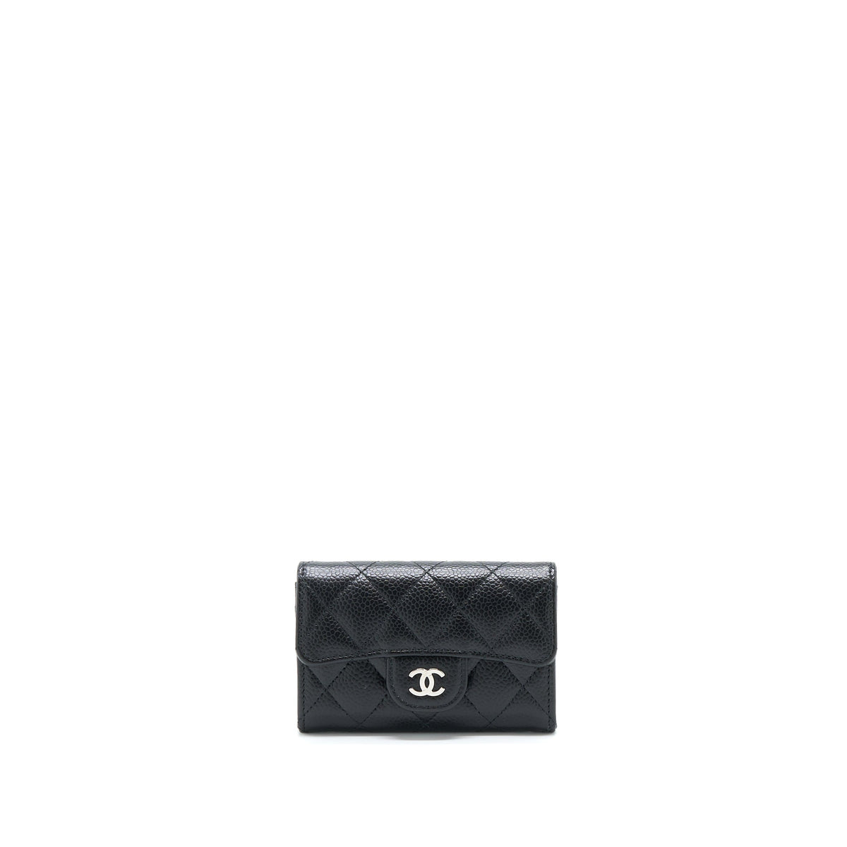 chanel-classic-flap-card-holder-caviar-black-shw-3