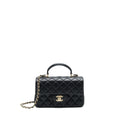 chanel-22p-top-handle-mini-rectangular-flap-bag-lambskin-black-lghw