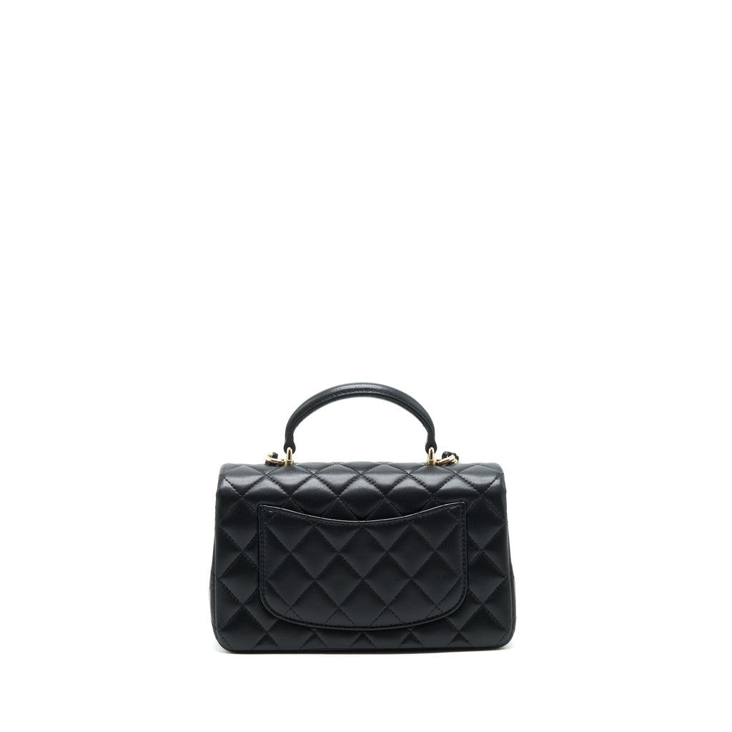 chanel-22p-top-handle-mini-rectangular-flap-bag-lambskin-black-lghw
