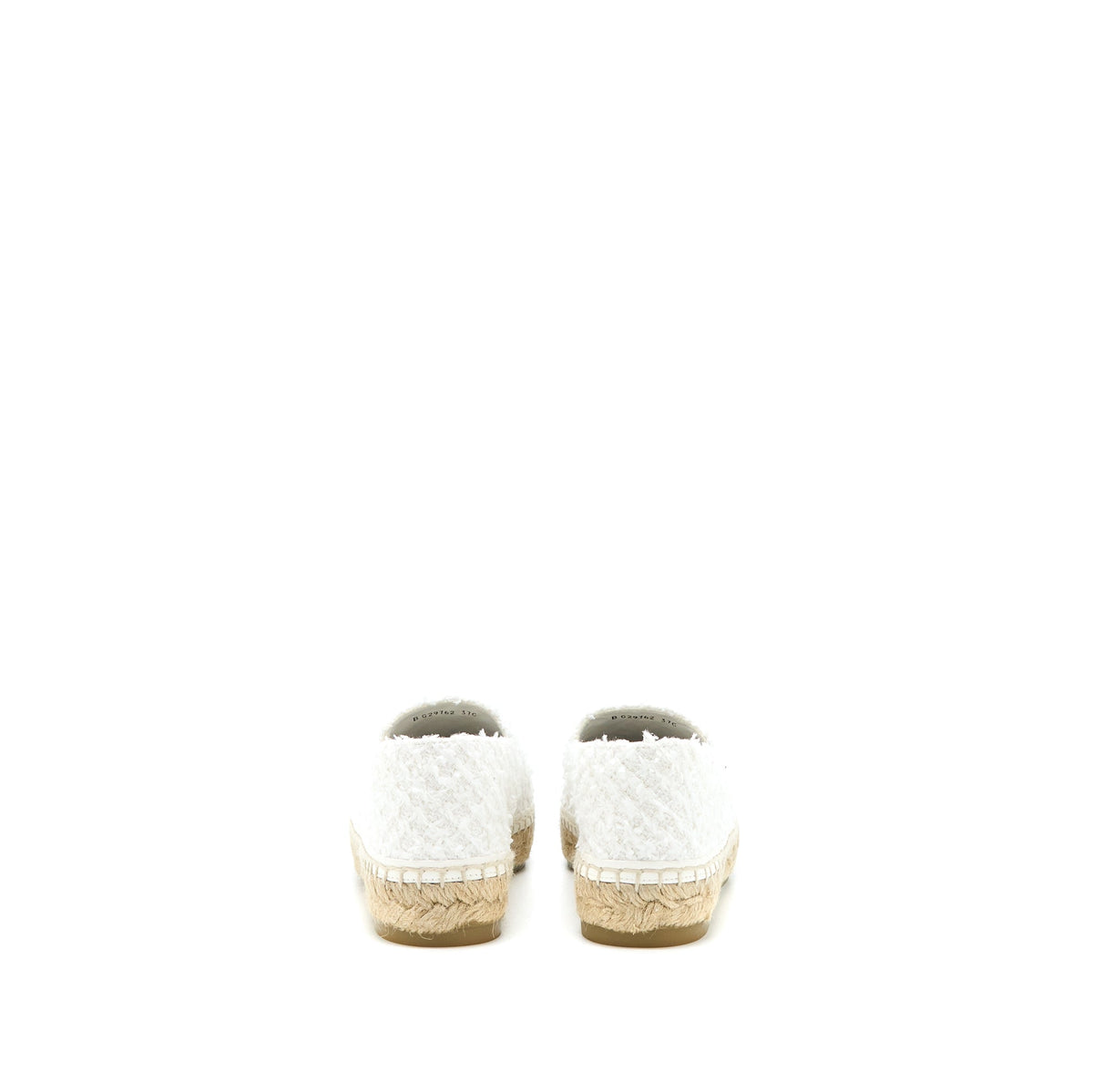 chanel-size-37-espadrilles-cotton-tweed-white-black
