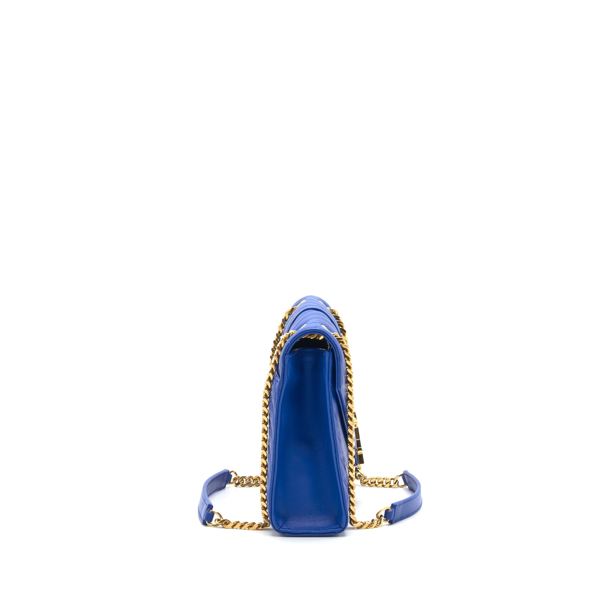 saint-laurent-ysl-chevron-monogram-flap-bag-blue-ghw