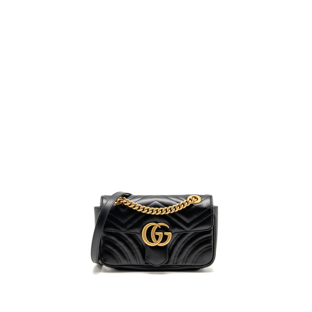 gucci-small-gg-marmont-shoulder-bag-matelasse-chevron-leather-black-ghw