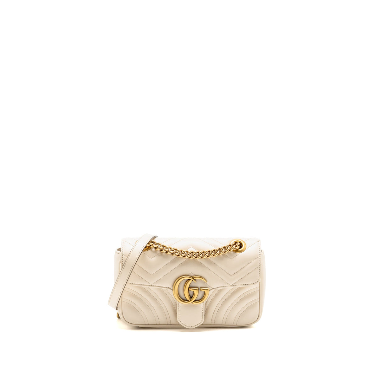 gucci-small-gg-marmont-shoulder-bag-matelasse-chevron-leather-white-ghw-1