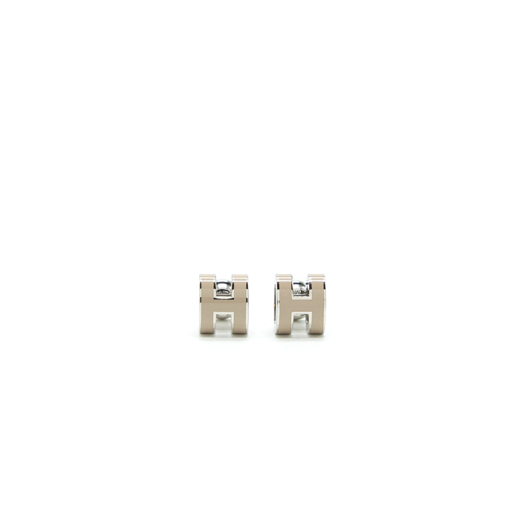 hermes-mini-pop-h-earrings-marron-glace-grey-with-shw