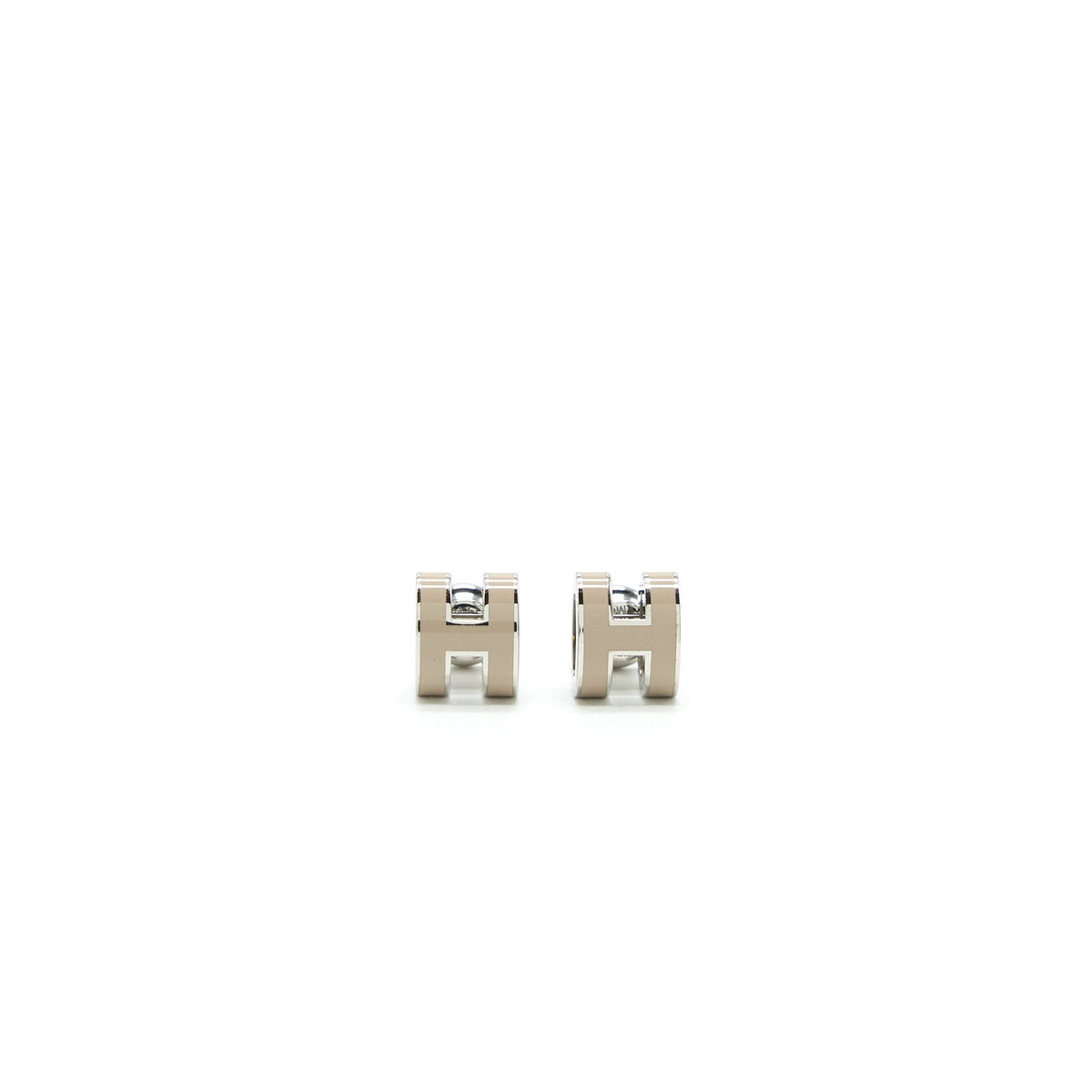 hermes-mini-pop-h-earrings-marron-glace-grey-with-shw