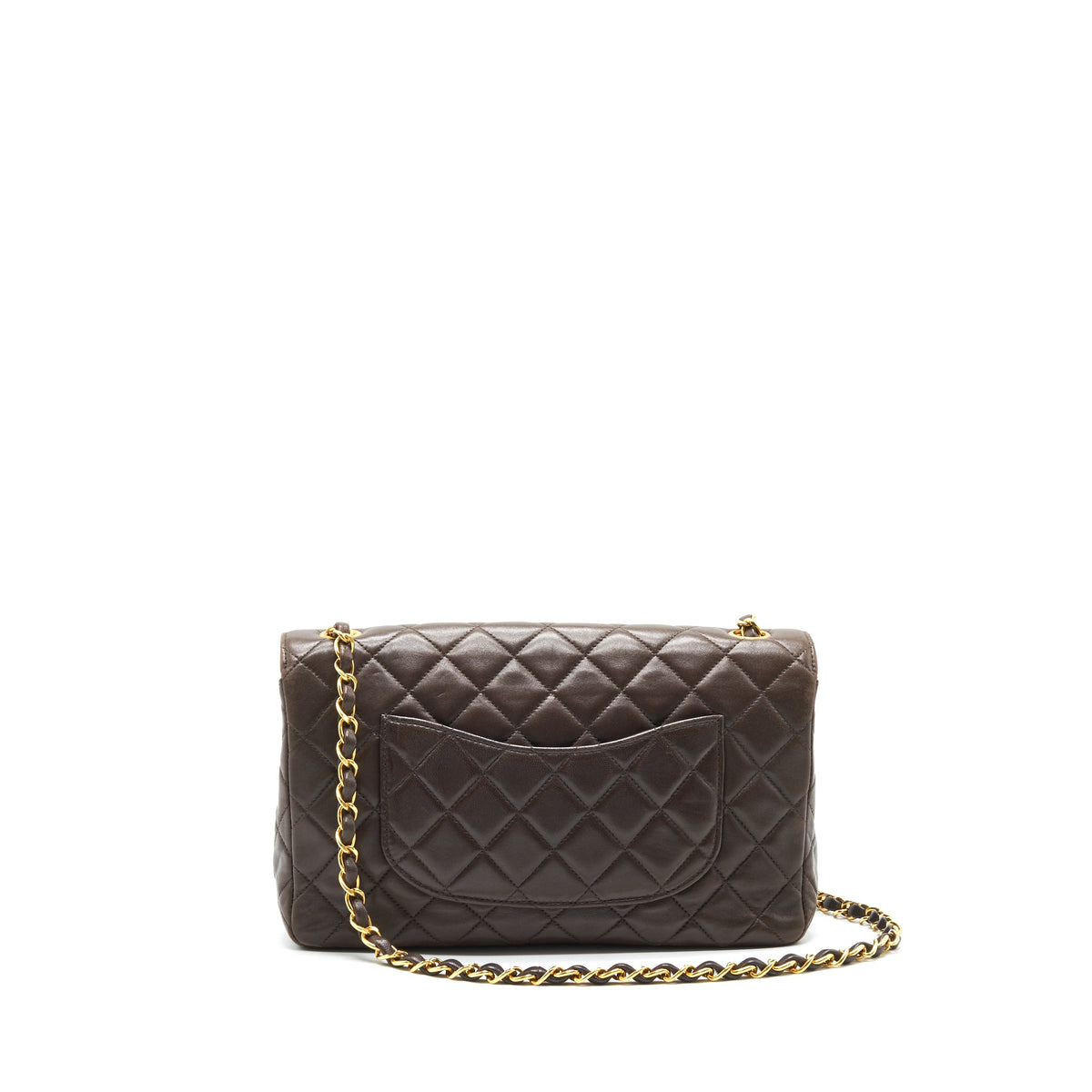 chanel-medium-flap-bag-chocolate-ghw