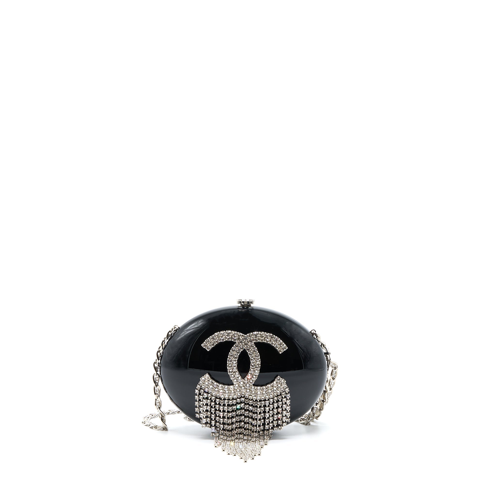chanel-runway-orb-shaped-evening-clutch-black-with-crystal-crystals-chain