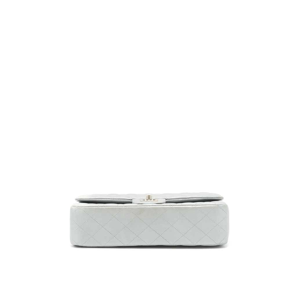 chanel-medium-classic-flap-bag-silver-grey-shw
