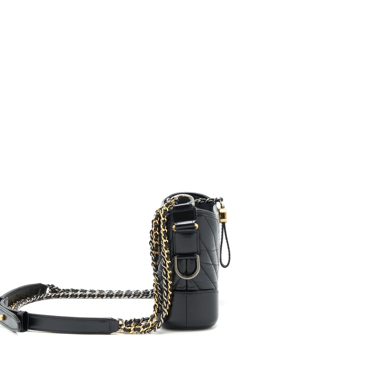 chanel-chevron-gabrielle-hobo-bag-black-with-gold-and-silver-hardware