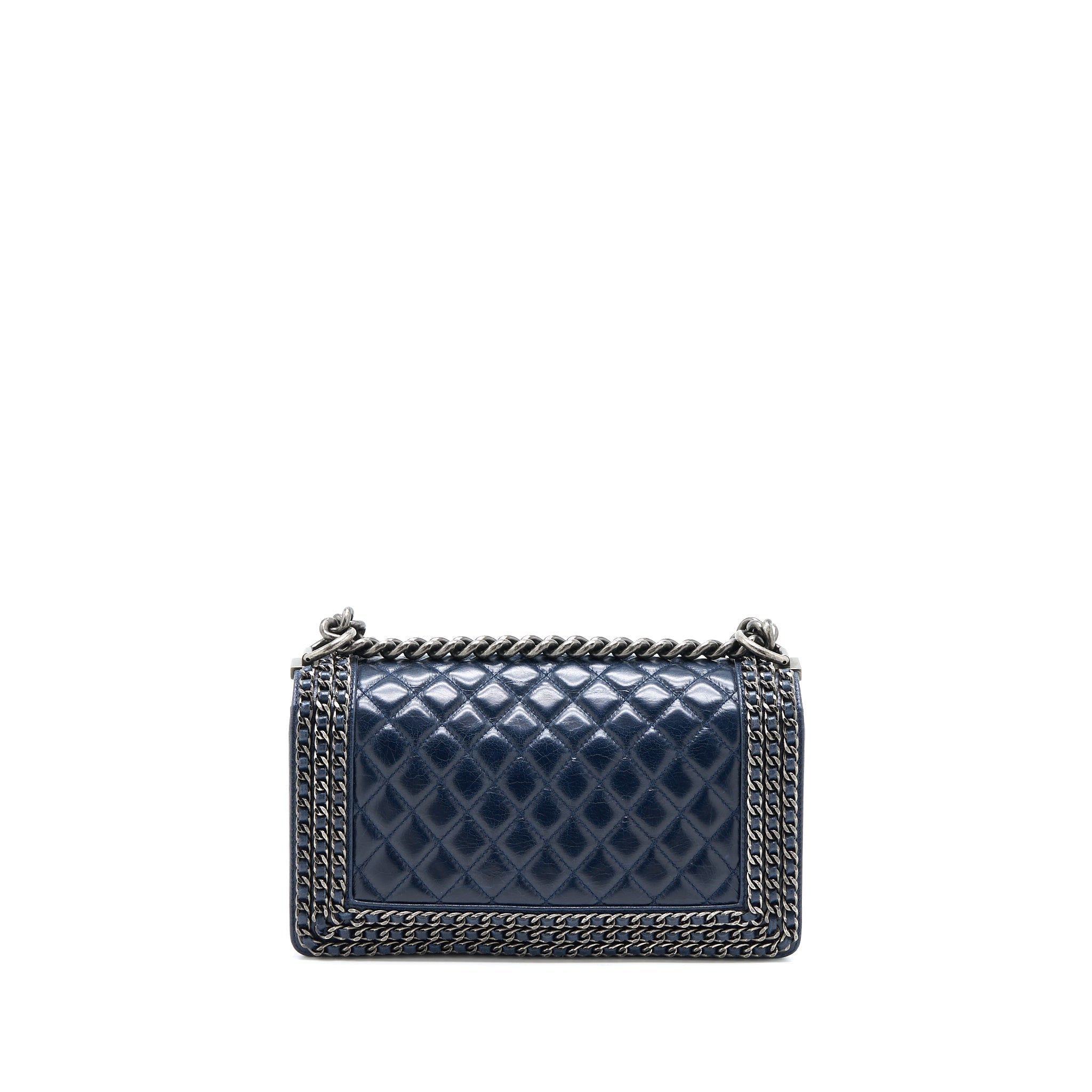 chanel-medium-boy-bag-limited-edition-with-chain-edge-aged-calfskin-navy-ruthenium-hardware