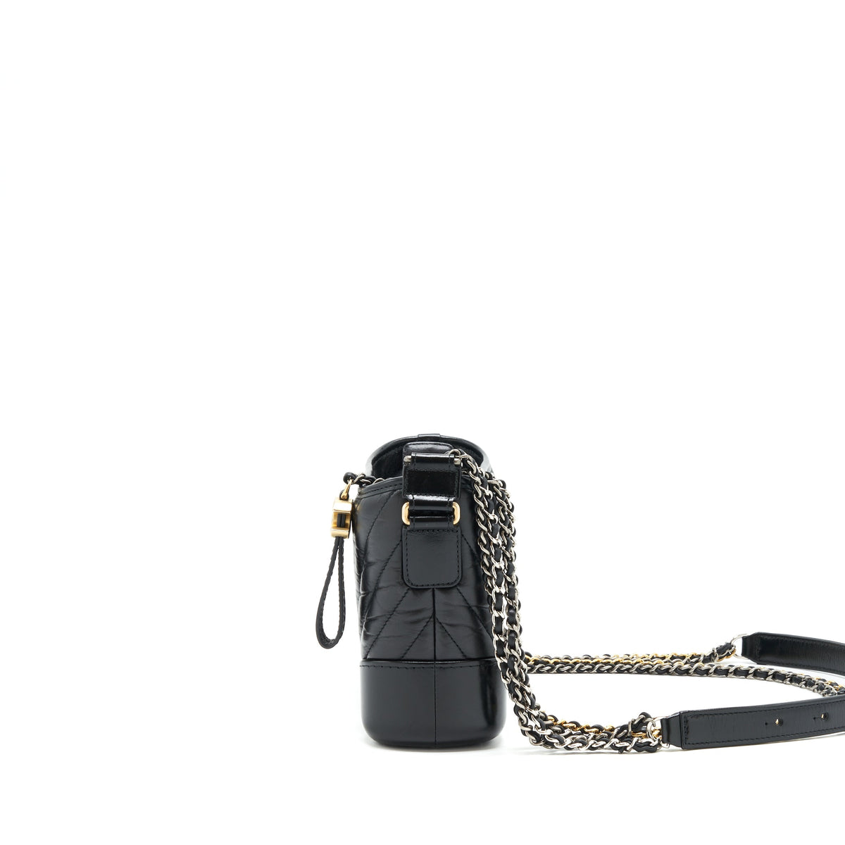 chanel-chevron-gabrielle-hobo-bag-black-with-gold-and-silver-hardware