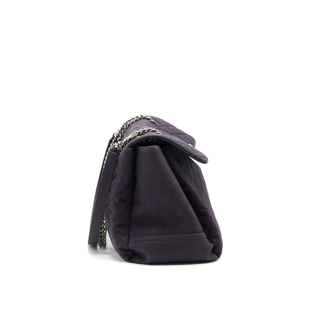 chanel-flap-tote-bag-with-chain-caviar-in-purple-shw