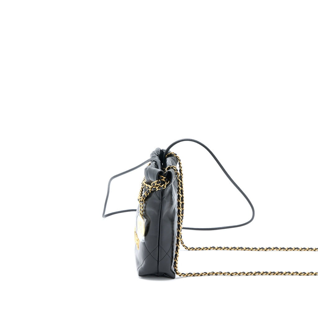 copy-of-chanel-mini-22-bag-shiny-calfskin-black-brushed-ghw-microchip