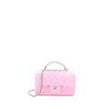 copy-of-chanel-top-handle-mini-rectangular-lambskin-pink-light-green-lghw-microchip