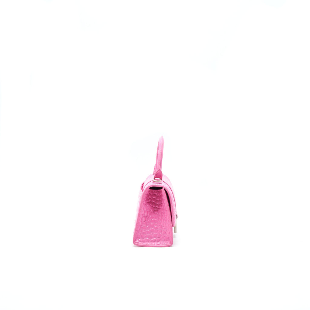 balenciaga-hourglass-xs-croc-effect-leather-tote-pink